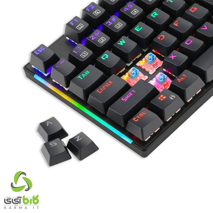 کیبورد گیمینگ تی دگر Pavones T-TGK319 سوئیچ آبی 2 Pavones T TGK319 2