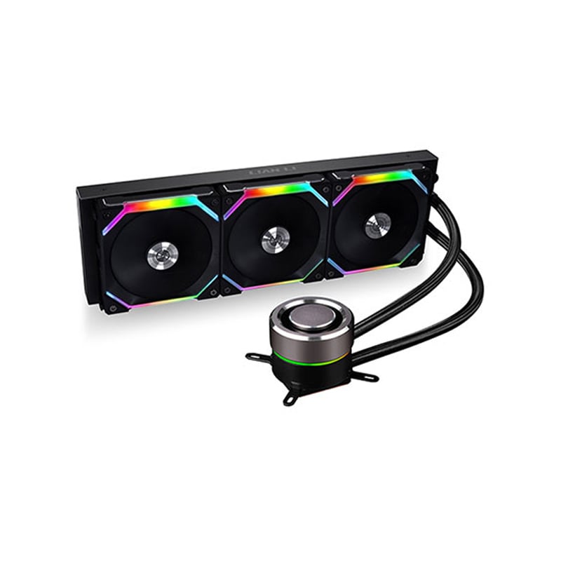 خنک کننده پردازنده لیان لی مدل Galahad AIO UNI FAN SL Edition 360 3 خنک کننده پردازنده لیان لی مدل Galahad 360SLB Black