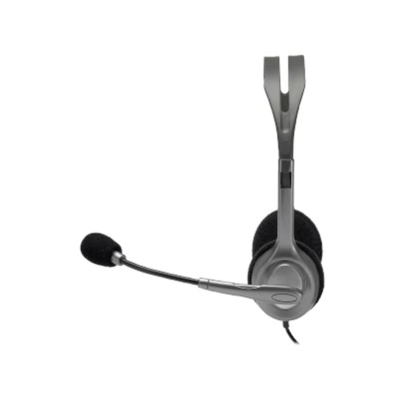 هدست لاجیتک H110 DARK GREY 2 هدفون لاجیتک H110 AG DARK GREY