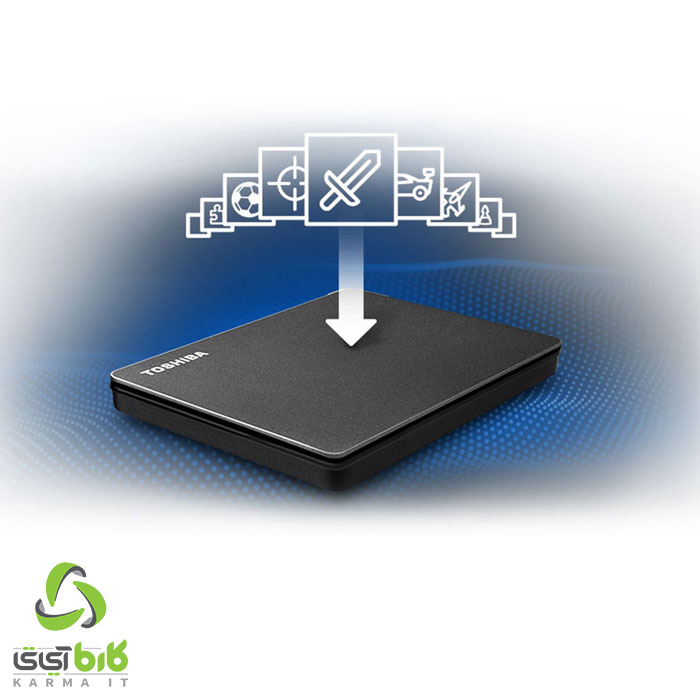 هارد اکسترنال توشیبا مدل Canvio Gaming 2TB 2 Canvio Gaming 2TB