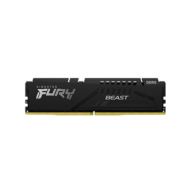 رم کینگستون مدل FURY BEAST 32GB (2×16GB) 5200MHz DDR5 CL40