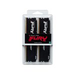 رم کینگستون مدل FURY BEAST 32GB (2×16GB) 5200MHz DDR5 CL40
