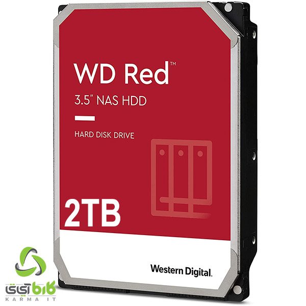 هارد اینترنال وسترن دیجیتال Red 2TB مدل WD20EFAX