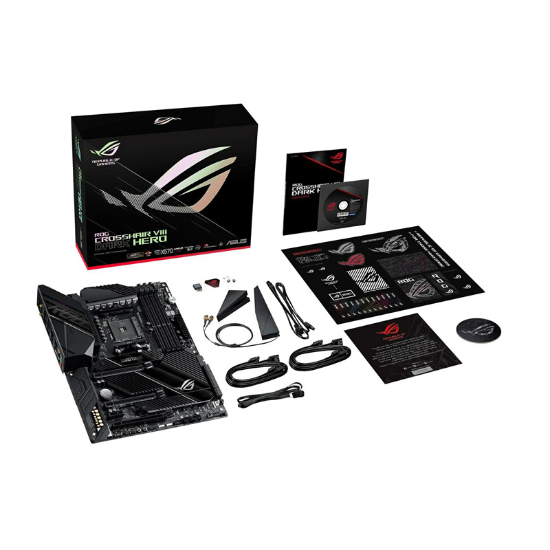 مادربرد ایسوس ROG X570 Crosshair VIII Dark Hero D4 9 مادربرد ایسوس مدل ROG X570 Crosshair VIII Dark Hero