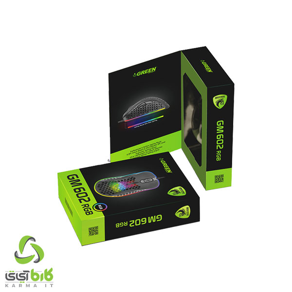 موس گرین GM602 RGB 5 موس گرین GM602 RGB