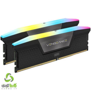 رم کورسیر مدل VENGEANCE RGB DDR5 32GB (2x16GB) CL40 6200Mhz