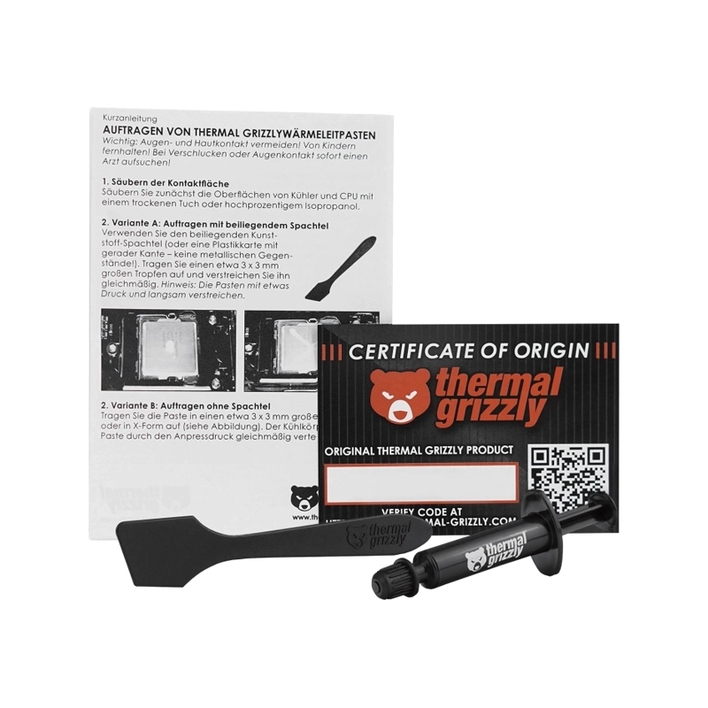 خمیر سیلیکون ترمال گریزلی مدل Kryonaut 1.0g 6 Kryonaut 1.0g