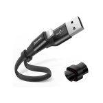 کابل تبدیل USB به لایتنینگ باسئوس مدل CALMBJ-B01 طول 23سانتی متر