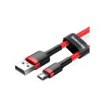 کابل تبدیل USB به microUSB باسئوس مدل CAMKLF-B طول 1 متر