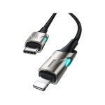 کابل تبدیل USB-C به لایتنینگ باسئوس مدل CATLYY-01 20W طول 1متر