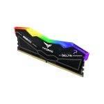 رم تیم گروپ DDR5 DELTA RGB 6400 32GB(16*2 GB) CL32 BLACK