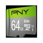 کارت حافظه میکرو اس دی پی ان وای مدل ELITE CLASS10 U1 64GB