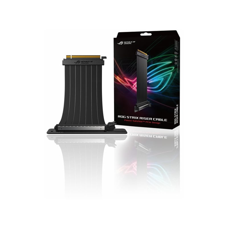 کابل رایزر کارت گرافیک ایسوس مدل RS200 ROG Strix PCI-E x16 11 کابل رایزر ایسوس ROG Strix