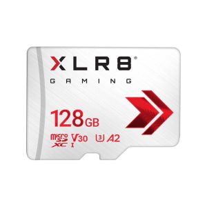 کارت حافظه میکرو اس دی پی ان وای مدل XLR8 GAMING CLASS10 U3 V30 128GB