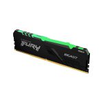 رم کینگستون Fury Beast RGB 32GB(2x16GB) 3600Mhz DDR4 CL18