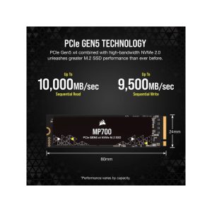 اس اس دی کورسیر MP700 PCIe 5.0(Gen 5)x4 1TB