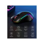 موس بی سیم گیمینگ ردراگون TRIDENT PRO M693 RGB 10 موس بی سیم گیمینگ ردراگون TRIDENT PRO M693