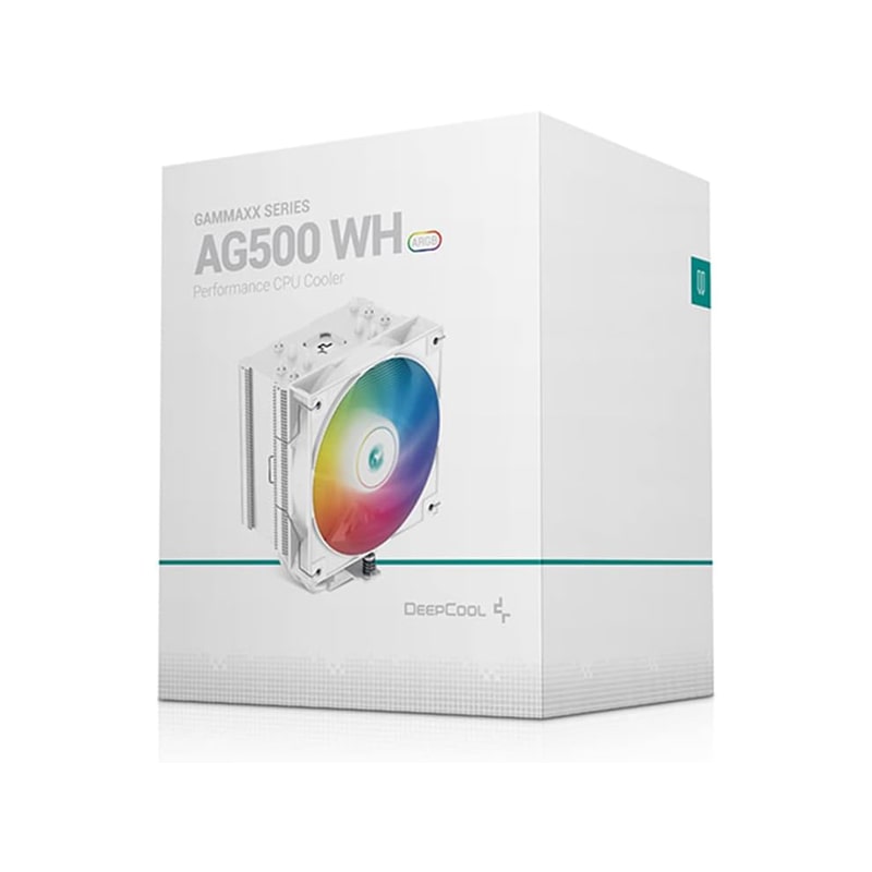 خنک کننده بادی پردازنده دیپ کول مدل AG500 WH ARGB 6 خنک کننده بادی پردازنده دیپ کول مدل AG500 WH ARGB