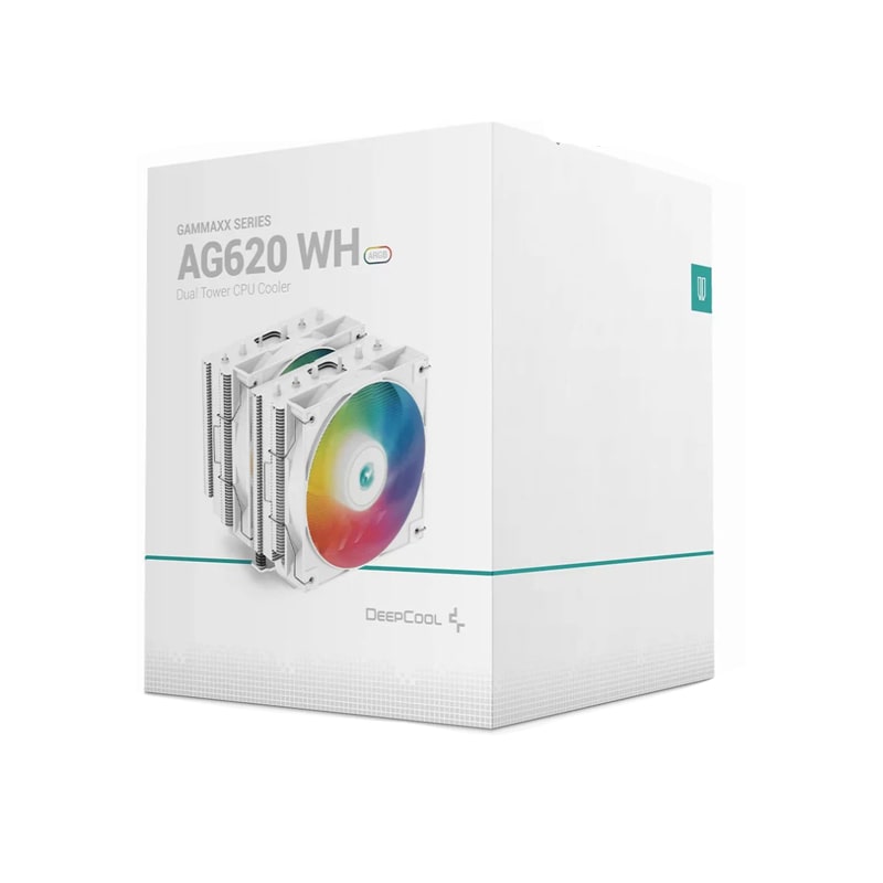 خنک کننده بادی پردازنده دیپ کول AG620 WH ARGB 6 خنک کننده بادی پردازنده دیپ کول AG620 WH ARGB