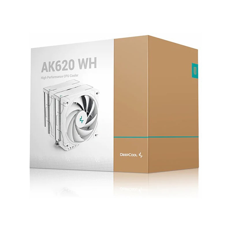 خنک کننده پردازنده دیپ کول مدل AK620 WH 5 خنک کننده پردازنده دیپ کول مدل AK620 WH