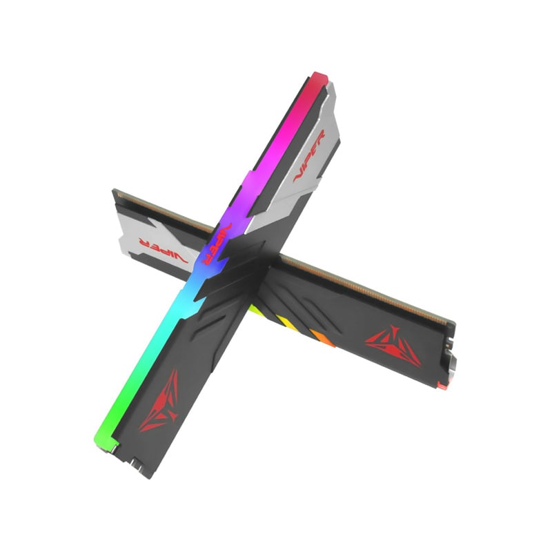 رم پاتریوت مدل Viper Venom RGB DDR5 64GB(2×32GB) 5200MHz CL40 4 رم پاتریوت Viper Venom RGB DDR5 32GB(2*16GB) 5600MHz CL36