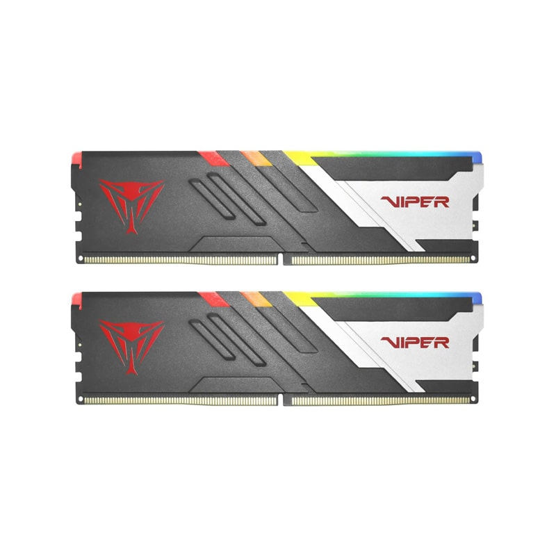 رم پاتریوت مدل Viper Venom RGB DDR5 64GB(2×32GB) 5200MHz CL40 1 رم پاتریوت Viper Venom RGB DDR5 32GB(2*16GB) 5600MHz CL36