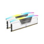 رم کورسیر VENGEANCE RGB 32GB (2x16GB) 5200MHz DDR5 CL36 White