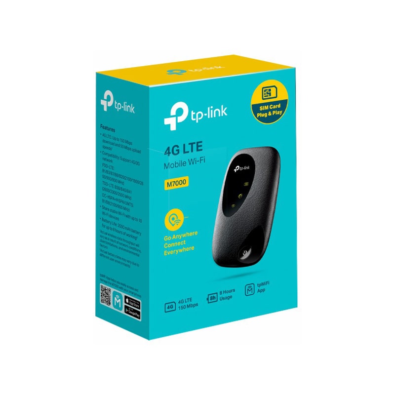 مودم قابل حمل تی پی لینک M7000 4G 4 مودم قابل حمل تی پی لینک M7000 4G