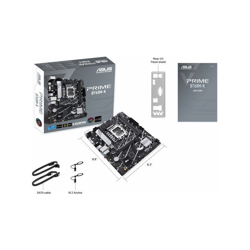 مادربرد ایسوس PRIME B760M-K DDR5 7 مادربرد ایسوس PRIME B760M-K DDR5