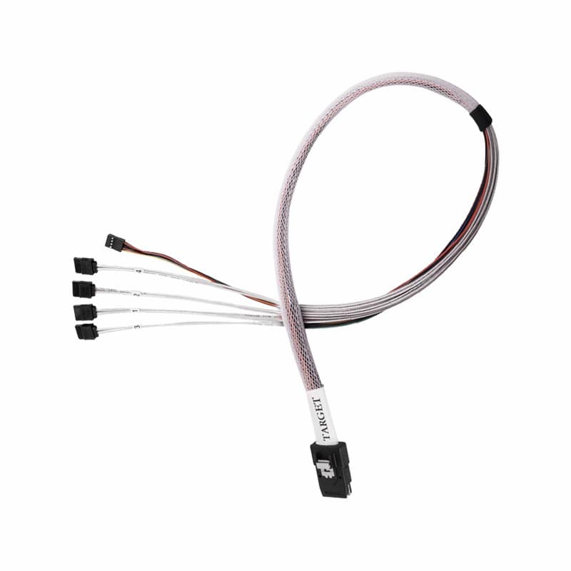 کابل تبدیل Mini-SAS به SATA سیلوراستون CPS03-RE