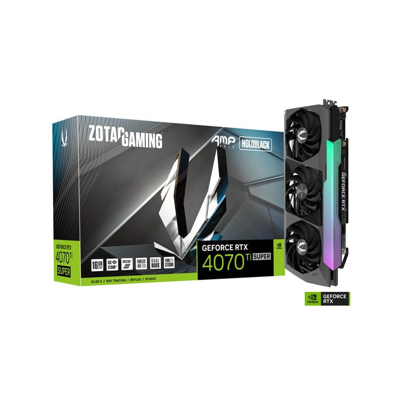 کارت گرافیک زوتاک GAMING GeForce RTX4070 Ti SUPER AMP HOLO 16GB GDDR6X 6 کارت گرافیک زوتاک GAMING GeForce RTX4070 Ti SUPER AMP HOLO 16GB GDDR6X
