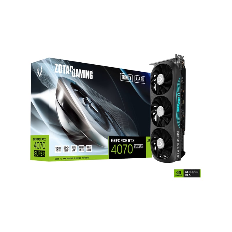 کارت گرافیک زوتاک GeForce RTX4070 SUPER Trinity Black Edition 12GB GDDR6X 8 کارت گرافیک زوتاک GeForce RTX4070 SUPER Trinity Black Edition 12GB GDDR6X