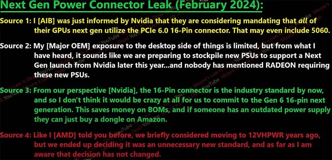 انویدیا در پرچمدار بعدی از کانکتور 16 پین PCIe Gen 6 استفاده خواهد کرد