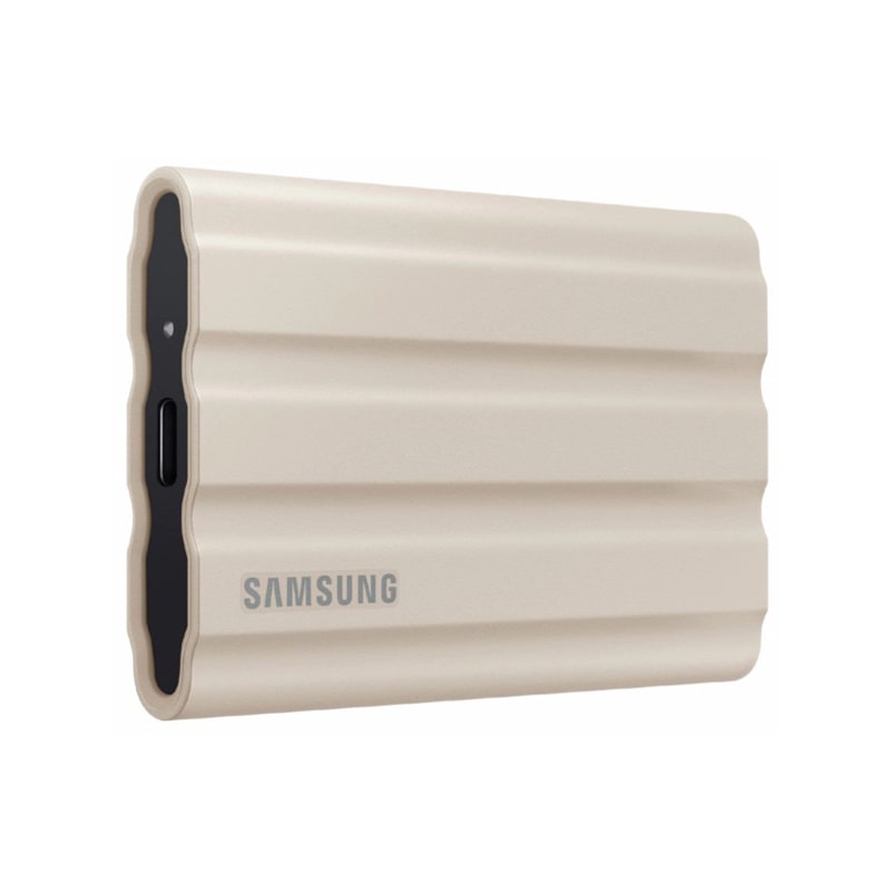 اس اس دی اکسترنال سامسونگ T7 Shield USB 3.2 (Beige) 2TB