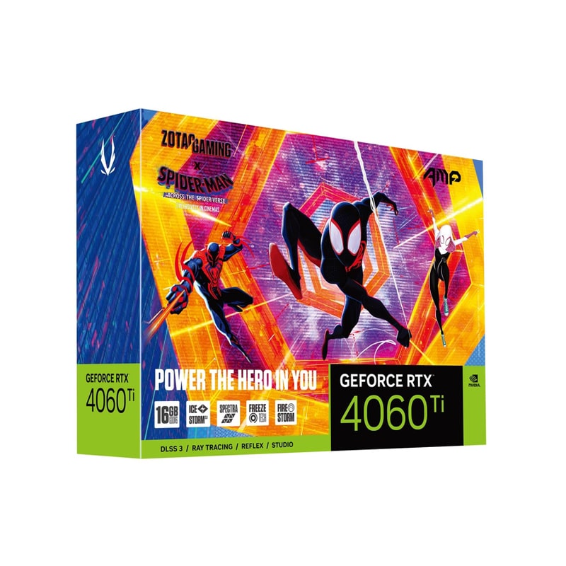 کارت گرافیک زوتاک GAMING GEFORCE RTX4060 Ti 16GB AMP SPIDER-MAN 10 کارت گرافیک زوتاک GAMING GEFORCE RTX4060 Ti 16GB AMP SPIDER-MAN