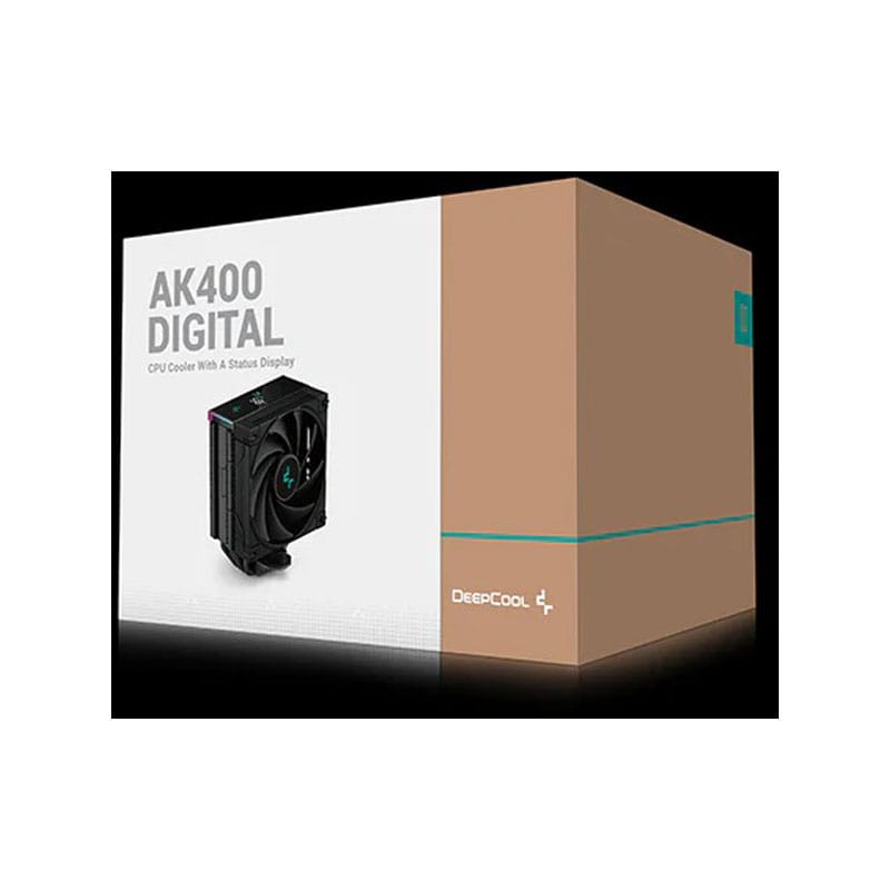 خنک کننده بادی دیپ کول AK400 DIGITAL BK 6 خنک کننده بادی دیپ کول AK400 DIGITAL