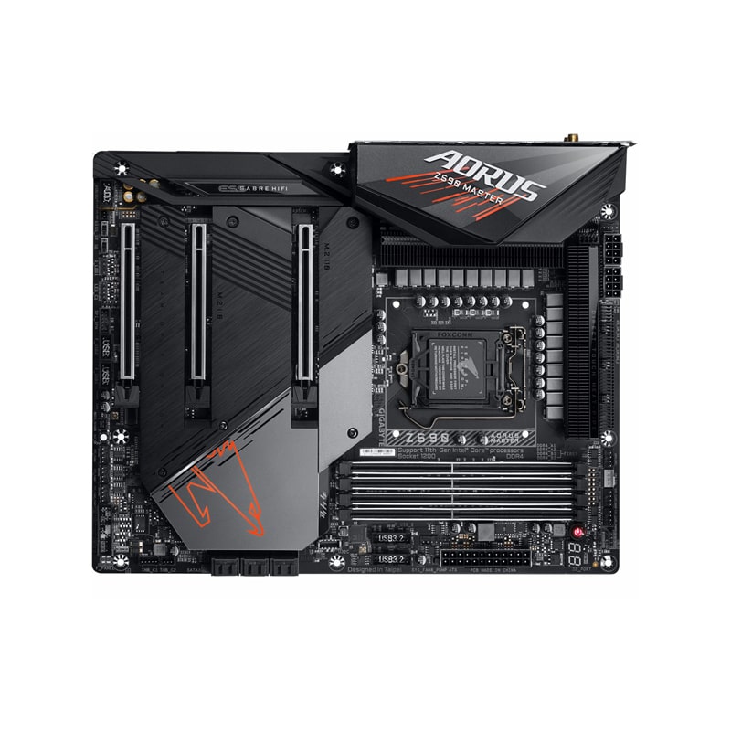 مادربرد گیگابایت مدل Z590 AORUS MASTER (rev. 1.0) DDR4 3 مادربرد گیگابایت مدل Z590 AORUS MASTER (rev. 1.0)