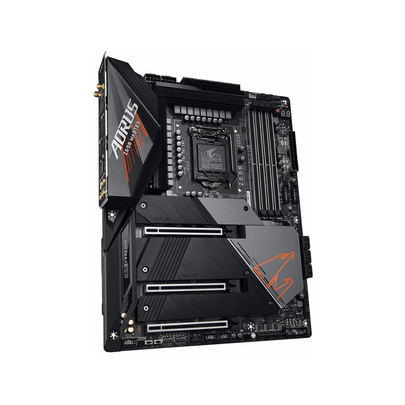 مادربرد گیگابایت مدل Z590 AORUS MASTER (rev. 1.0) DDR4 4 مادربرد گیگابایت مدل Z590 AORUS MASTER (rev. 1.0)