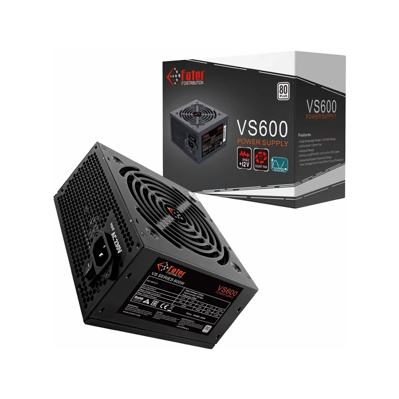 پاور فاطر مدل VS600 80Plus 6 پاور فاطر مدل VS600 80Plus