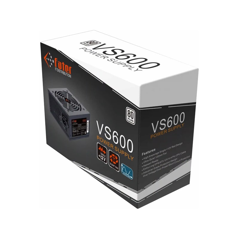 پاور فاطر مدل VS600 80Plus 8 پاور فاطر مدل VS600 80Plus