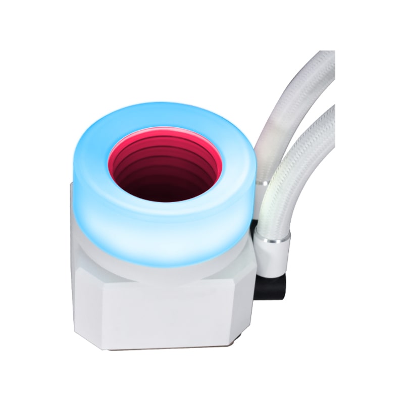 خنک کننده مایع پردازنده لیان لی مدل GA II TRINITY PERFORMANCE 360 White 5 خنک کننده مایع پردازنده لیان لی مدل GA II TRINITY PERFORMANCE