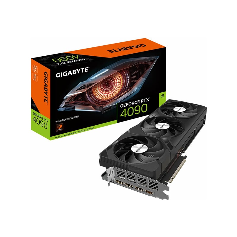 کارت گرافیک گیگابایت مدل GeForce RTX4090 WINDFORCE V2 24G