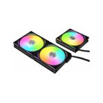 فن کیس لیان لی مدل UNI FAN AL 120 V2 Black بسته سه عددی