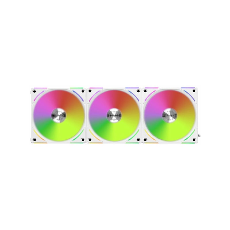 فن کیس لیان لی مدل UNI FAN AL 120 V2 White بسته سه عددی
