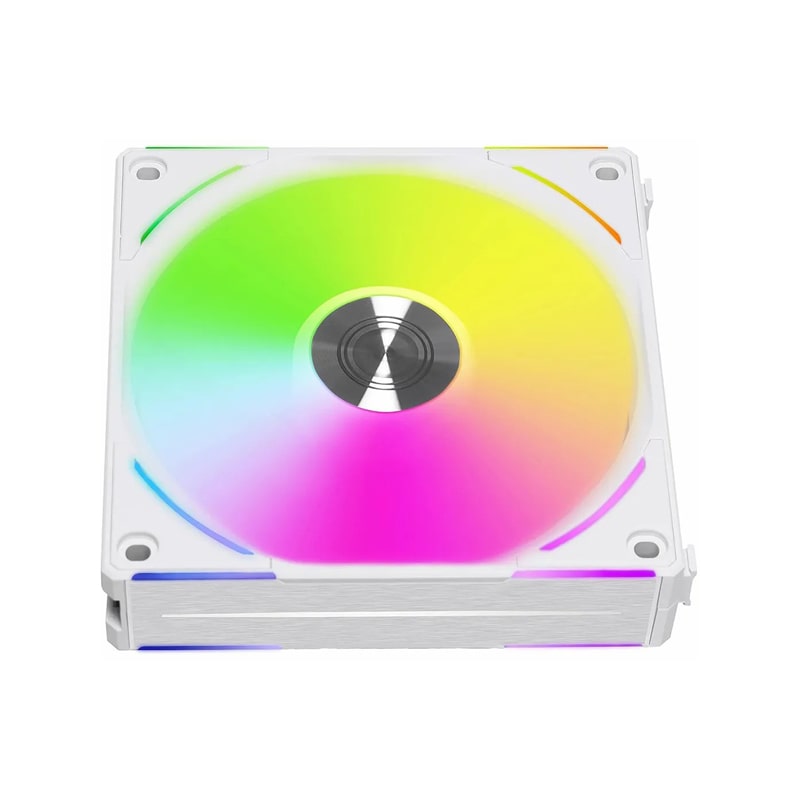 فن کیس لیان لی مدل UNI FAN AL 120 V2 White بسته سه عددی 8 فن کیس لیان لی مدل UNI FAN AL 120 V2 White بسته سه عددی