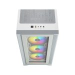 کیس کورسیر مدل iCUE 4000X RGB White