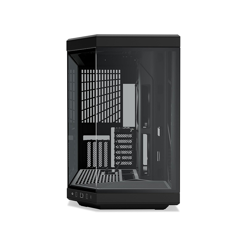 کیس هایت مدل Y70 مشکی 3 کیس برند هایت مدل Y70 رنگ مشکی