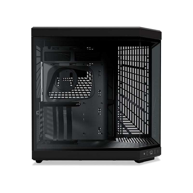 کیس هایت مدل Y70 مشکی 4 کیس برند هایت مدل Y70 رنگ مشکی