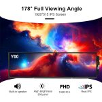 صفحه نمایش کیس LCD هایت 12.6 اینچ مناسب کیس Y60 مشکی