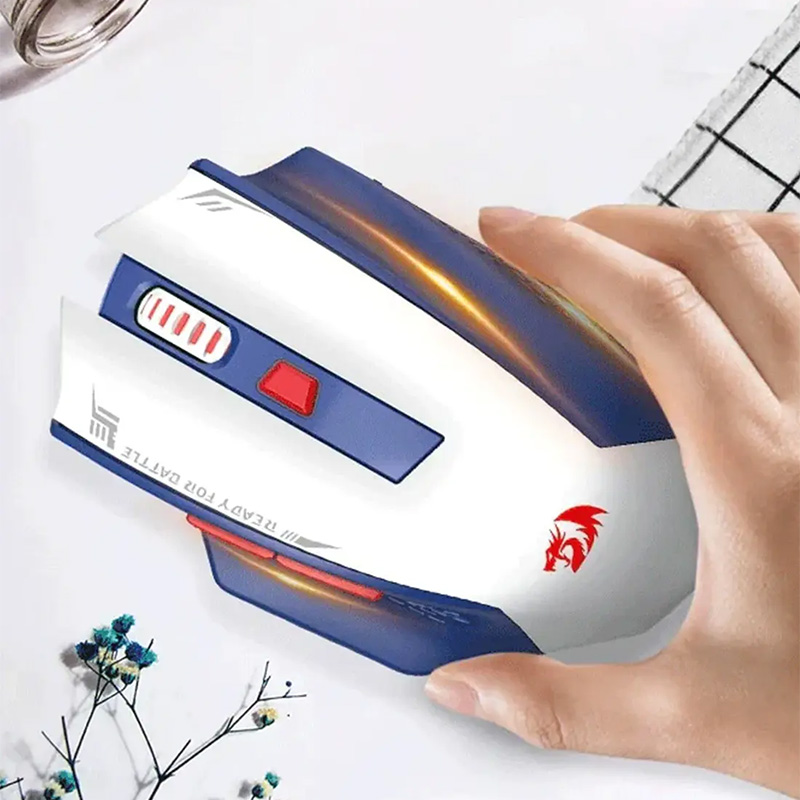 موس بی سیم گیمینگ ردراگون WOKI M994 WBR 5 موس بی سیم گیمینگ ردراگون WOKI M994 WBR